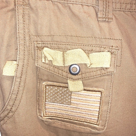 Triple Fat Goose tan Men’s Cargo Utility Pants size 32X32 - Picture 5 of 13